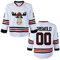 #00 Griswold Movie Hockey Jersey Stitched Mens X-Mas Christmas Trikots, Weiss/opulenter Garten, Mittel