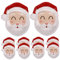UPKOCH Plato De Fiesta De Navidad, Plato De Papel Desechable, Plato De Cena De Papá Noel, Plato De Postre Para Suministros Para Fiesta Navideña, 10 Uds.