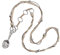 [Uitndvyte] Unique Spoon Pendant Necklace Delicate Spoon Pendant Necklace Elegant Braided Cord Neck Chain Decoration