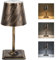 SOUDFK Cordless Table Lamp, Rechargeable Dimmable Touch Lamp, for Bedroom, Living Room, Dining Room（Bronze）