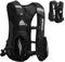 TRIWONDER Laufrucksack, 5,5L Hydration Pack, Ultraleicht Rucksack für Marathon, Trailrunning, Radfahren (Schwarz, Einheitsgröße)
