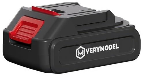 VERYMODEL 21 V et 4 000 mAh. La batterie au lithium d'origine est compatible avec tous les outils électriques VERYMODEL, offre une longue durée de vie et une charge sûre et rapide