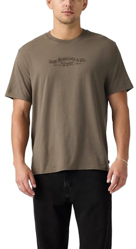 Levi's Herren Ss Relaxed Fit Tee T-Shirt, Poster Logo