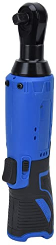 XZXCVN Avvitatore Pneumatico 3/8, Chiave A Cricchetto Elettrica Angolo Retto, Batteria 12V - Motore Potente, Luce Integrata, Ideale Per Spazi Stretti