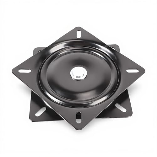 Cryfokt Stuhl Drehteller Heavy Duty Stahl Auto Return Drehplatte für Home Restaurant Bar Stabile Rotation Stuhl Teile