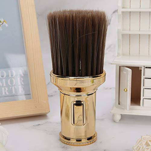 ZAICOLER Brosse de Balayage de Cheveux Douce et Légère, Plumeau de Cou pour un Rasage Confortable, Argent pour Salon de Coiffure (GOLD)
