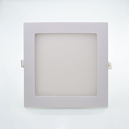 LED Panel 12W neutralweiß quadratisch Deckenleuchte Einbaustrahler Deckenleuchte Spot Einbauspot ULTRASLIM Slim flach Weiß Lampe Leuchte