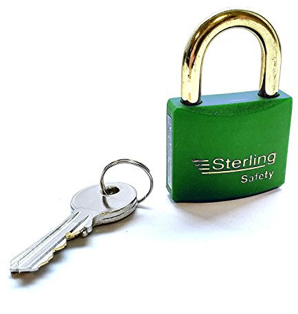 Sterling BL4G 40mm Lock Out Padlocks, Green