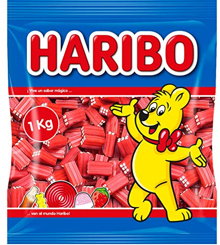 Haribo Ladrillos Nata Fresa Gominolas - 1000 gr