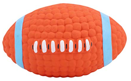RUIXIB Hundespielzeug Ball Hund Zahn Reinigung Spielzeug Bälle mit Zahnpflege Funktion aus Naturkautschuck Spielzeug, Interaktive Spielzeuge für Hunde, Spiel Spaß Football Toy Perfekte Zahnpflege