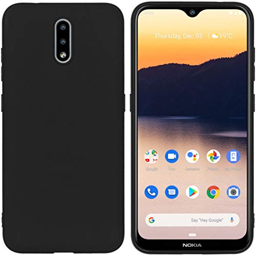 iMoshion Softcase,Backcover Hülle kompatibel mit Nokia 2.3 – Color Back Cover – Silikon Handyhülle Soft Case in Schwarz [Matt, Ultradünn, Anti-Rutsch]
