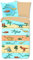 ESPiCO Bettwäsche Sleep and Dream Dino Urzeit Bunt Dinosaurier Reptilien T-Rex Tiermotiv Kinder Renforcé, Größe:135 cm x 200 cm