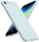 ACRONIX Compatible with iPhone SE(2020)/SE 3 2022, Liquid Silicone Case for iPhone 7/8, Silky-Soft Touch Open Bottom Cover with Microfiber Lining-Seafoam