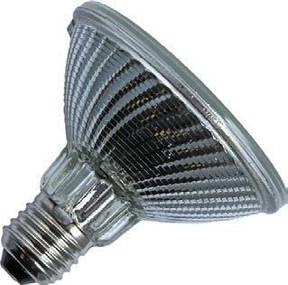 Lighto Halogen PAR Reflektorlampe E27 75W Dimmbar | Halogenlampe/Halogenleuchtmittel, Halogenspot 2700-3300K Warmweiß - Ø96mm - 1 Stück