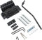 Pxyelec E-Gitarre Tremolo-Steg System für Floyd Rose E-Gitarre mit Sicherungsmutter, Schwarz