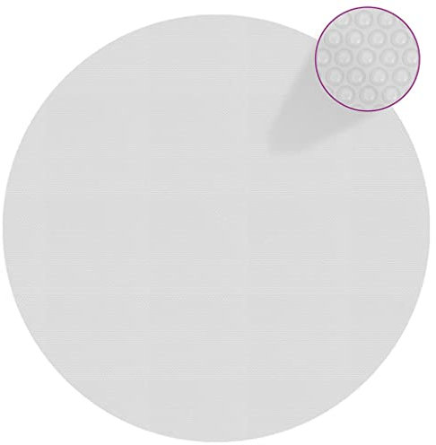 RAUGAJ Schwimmende PE Solar Poolfolie 210 cm grau, Artikelfarbe-Grau