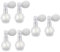 minkissy 6 Stk Glitzer sprühen Pulver Sprühflasche Glitzerspray für Haargel Glassprühflasche für Haare Make-up-Accessoire Make-up-Pudersprüher Pailletten Spritzgerät Zubehör schmücken Weiß