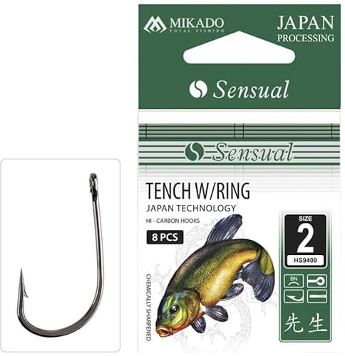 Mikado Haken Sensual Tench W/Ring Nr. 4 Bn