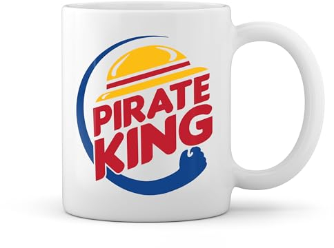 Pirate King Luffy Fun Lustige Trend Blanco taza Mug
