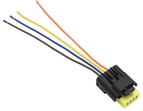 Ollanoos 8201348602 Fuel Pump Wire Harness Plug, Fuel Pump Connector Replacement for Renault Master Replacement for Vauxhall Movano Cable Length 15cm