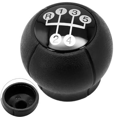 ANBOO 5 Gang Auto Schaltknauf, für Opel CorsaCc Zubehör für Corsa C 2000-2005 Meriva A 2003-2010 Combo C 2001-2011, Universal 5 Gang Auto Schaltknauf Abdeckung Kopf