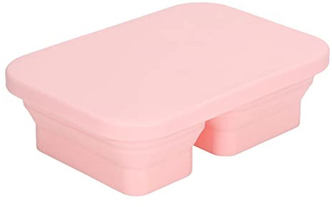 Apexare Lunch Crock Pot Tragbare, zusammenklappbare Design-Lunchbehälter mit Fächern, geteilte Design-Kleinbehälter für Lunchboxen, mikrowellengeeigneter, wiederverwendbarer