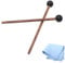 22CM Gummi Xylophon Mallet,Holzschlägel mit Gummikopf,Xylophon Schlägel,Holz Percussion Sticks,Gummi Schlägel Sticks mit Holz Griff,Steel Tongue Drum Hammer,Trommelstöcke für Xylophon Glockenspiel