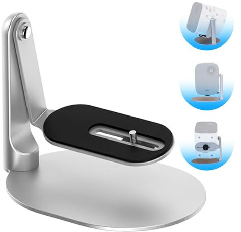 Projector Stand Table, Desktop Mount 360° Adjustable with 1/4 Screw, Projector Bracket Holder, Compatible with Nebula Capsule 3 / XGIMI MoGo Halo Series/Yaber/WIMIUS/TOPTRO/TMY
