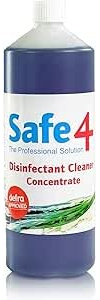 Safe4 1L Professional Disinfectant Cleaner Concentrate (1L, Lavender)