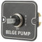 12 24 V Panneau de Commutateur de Commande de Pompe à Cale Automatique 24 V, Aluminium Premium, avec Support et Interrupteur de Trois Positions allumé pour la Protection Marine