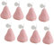 VICASKY 8 Pezzi Di Candele Profumate Alla Fragola Piccole Candele Profumate Rosa Mini Candele Regali Per Donne Candele Per La Casa Candele Profumate Carine Candele Profumate A Forma