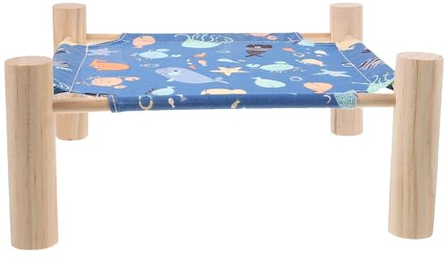 Erhöhtes Hamsterbett mit Abnehmbarem Design für Käfig und Kleintiere