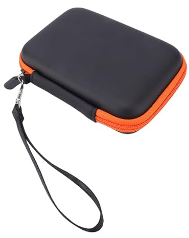CHEOTIME External Hard Drive Case,Hard Drive Carrying Case for LaCie Rugged Mini External Hard Drive Portable HDD 1TB 2TB 4TB 5TB USB 3.0 2.0 Hard EVA Storage Holder Travel Bag