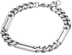 Purelei Barre Armband Herren – wasserfest | Markantes Kettenarmband mit länglichen Gliedern aus Edelstahl & 14K Vergoldung | Modernes Statement-Piece für jeden Tag