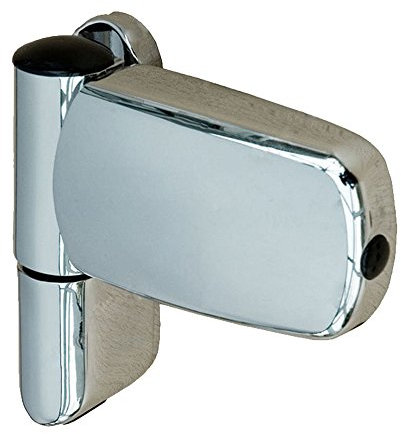 UPVC Door Flag Hinge Avocet MT3D Mini Triad Adjustable For Double Glazing Doors (Chrome pack of 1)