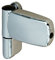 UPVC Door Flag Hinge Avocet MT3D Mini Triad Adjustable For Double Glazing Doors (Chrome pack of 1)