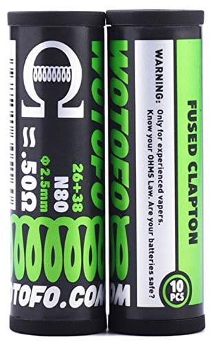 Wotofo Fused Clapton Prebuilt Wire 10er Pack Fertigwickelung