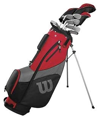 Wilson Pro Staff-SGI 1,3,5,6-S,P,B,GR/Golf/Black/Red Irons, Women, Multicolor (Multicolor), One Size