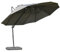 Outsunny Ombrellone Doppio da Giardino in Metallo e Poliestere Anti-UV Impermeabile con Manovella, 440x270x250cm, Grigio