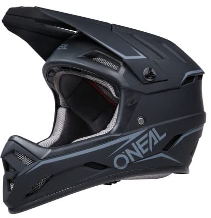 O'NEAL | Mountainbike-Helm | MTB Downhill | Nach Robustes ABS, Ventilationsöffnungen für Luftstrom & Kühlung, ABS Außenschale | Backflip Helmet Solid | Erwachsene | Schwarz | Größe XXL