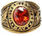 KnSam Herren Ring, Navy Seal Ring Edelstahl Trauring Verlobungsring Ehering Gold