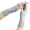 Larcele Kaschmir Handschuhe Fingerlose Fäustlinge Handwärmer für Damen BZST-02 (Grau 4553)