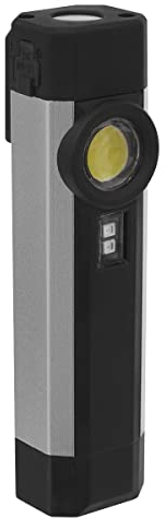 Sealey LED220UV 3W COB + 1 SMD Wiederaufladbare Aluminium Taschenleuchte mit UV