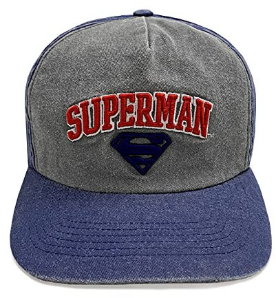 Heroes Inc DC Superman Curved Bill Cap Collegiate EXT Comics Caps tzen