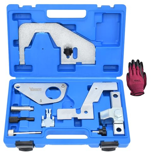 Yuesstloo Engine Camshaft Timing Locking Tool Kit, Compatible with Jaguar Land Rover Evoque 2.0T, Ford Focus Mondeo Lincoln 2.0 SCTi Ecoboost Ti-VCT, 2.3T Mustang 303-1594 303-1595 303-1565 303-1504