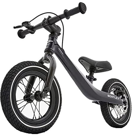 Bentley Balance Bike Onyx Black - Luxus Laufrad mit Bremse ab 18 Monate