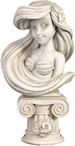 Beast Kingdom - Disney Princess Disney Princess Ariel die Kleine Meerjungfrau Series Bust-004 Ariel PVC Bust, Beige