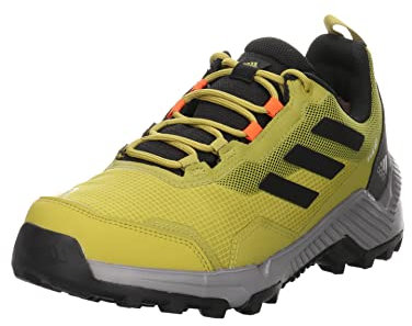 adidas Herren Eastrail 2.0 RAIN.RDY Hiking Shoes, Pulse Olive / Core Black / Impact Orange, 45 1/3 EU