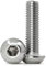 (8 pezzi) M8 x 100mm Vite a testa bombata con esagono incassato in acciaio inox 304,filettatura completa