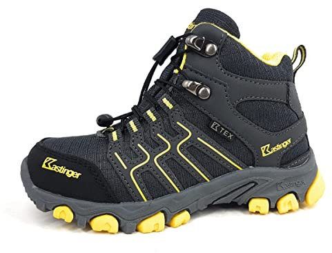 Kastinger Farrer Hi II Kinderschuhe Burschen Schnürstiefel Stiefel Grau Freizeit, Schuhgröße:39 EU